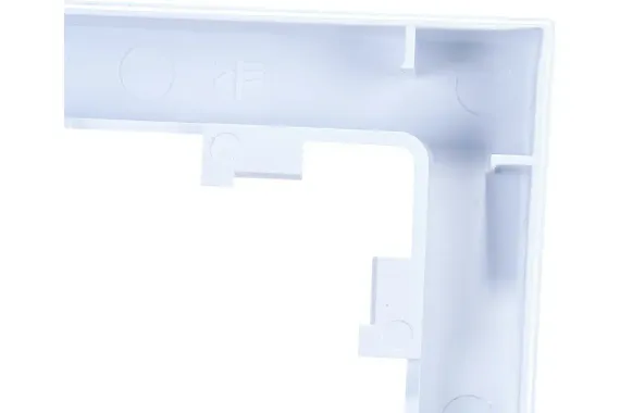 Рамка Systeme Electric ATLASDESIGN 1-клавишный белая 35947