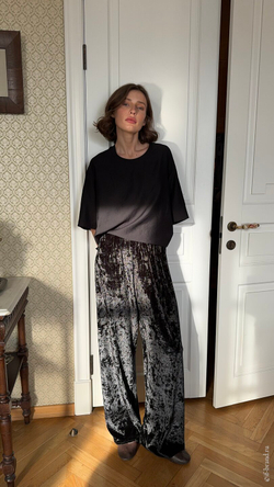 брюки SAM velour long