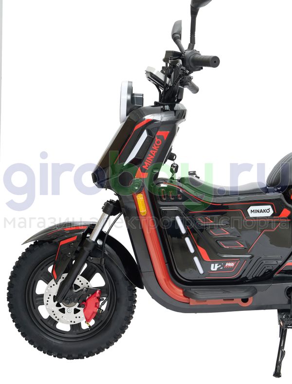 Электроскутер MINAKO U2 PRO 1500W (60V/30Ah) - Красный фото №3