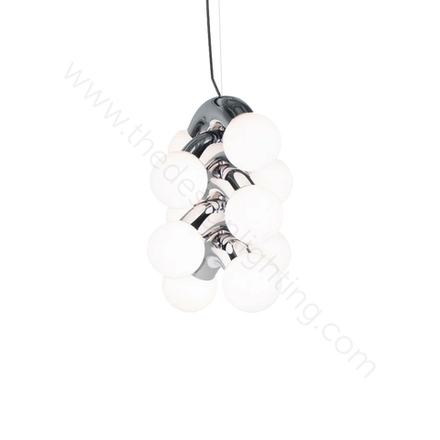 Pendant design lamp  VINE 5 by ANDlight (Silver)