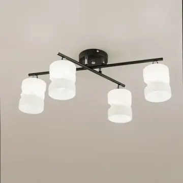 Люстра потолочная 4*E27 CL132145 черный Нильс Citilux