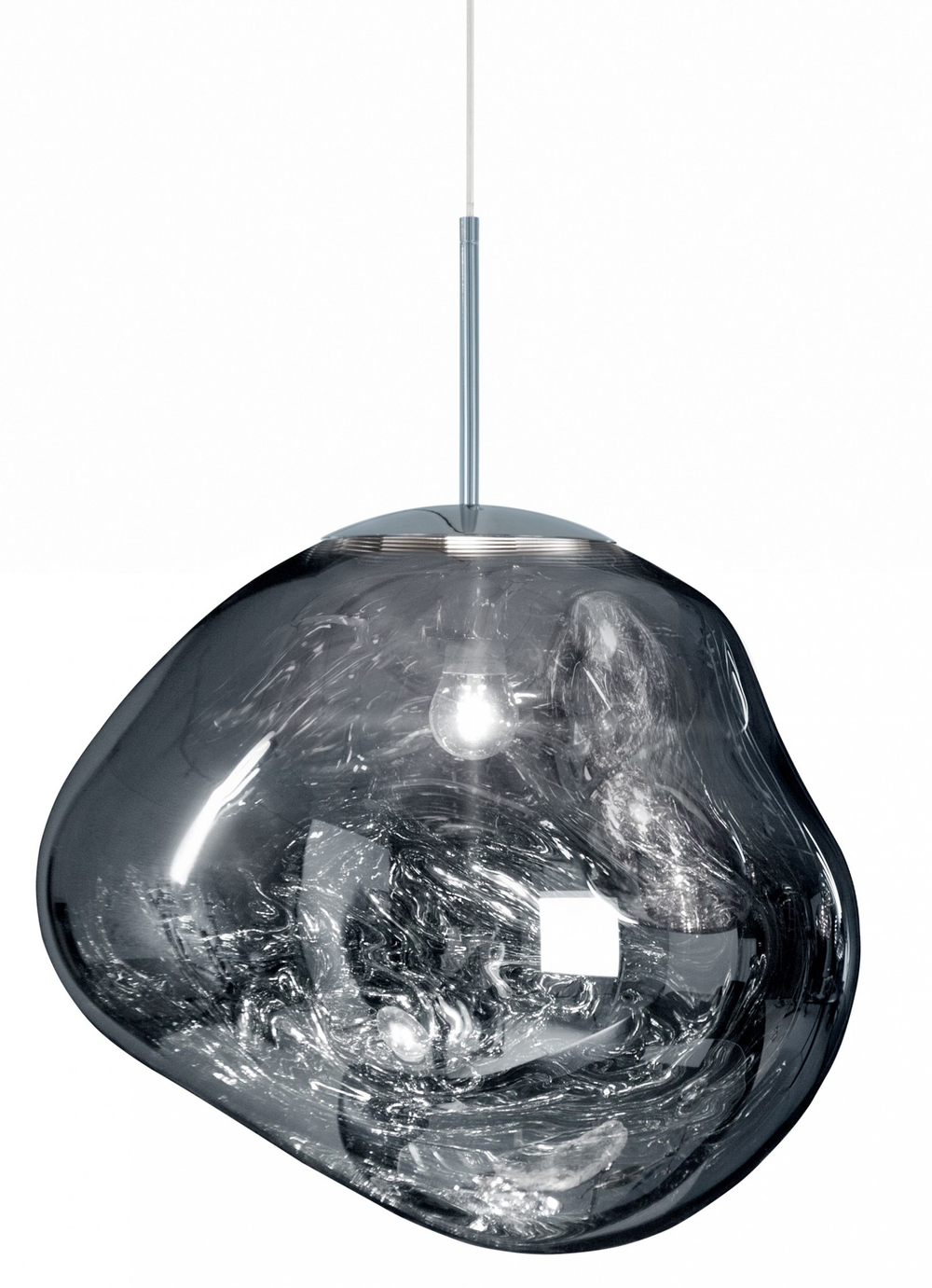 Подвесной дизайнерский светильник MELT от Tom Dixon (серебряный)