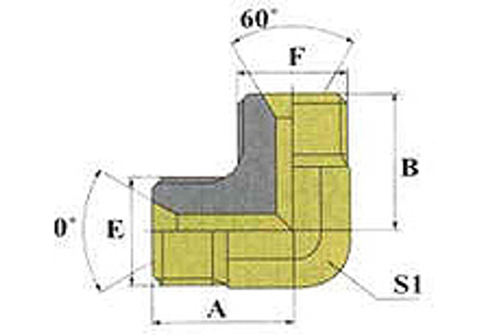Соединение P90 BSP 1/4 - BSP 1/4