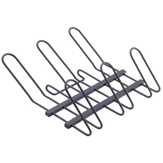 Сушилка для посуды Ofenbach NB 100401 двухъярусная черная (52х24,7х34,5 см) из алюминия с поддоном