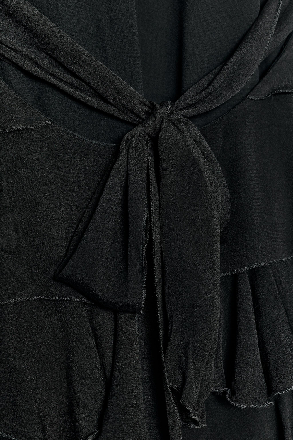 МИНИ-ПЛАТЬЕ ХАЛТЕР С ВОЛАНАМИ — ZARA