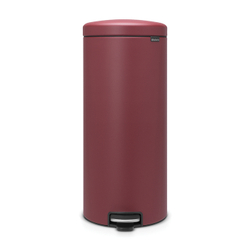 Мусорный бак с педалью newIcon 30л Brabantia Минерально-бордовый