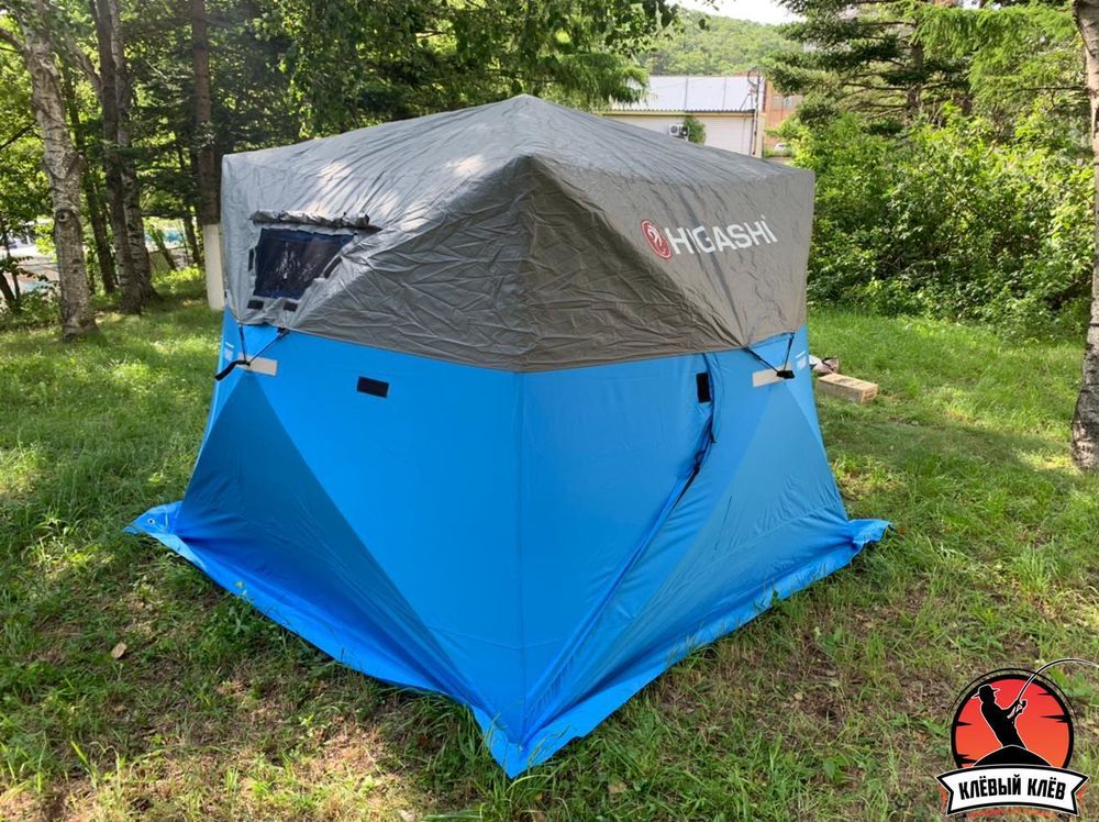 Накидка на половину палатки HIGASHI Pyramid Half tent rain cover #Grey