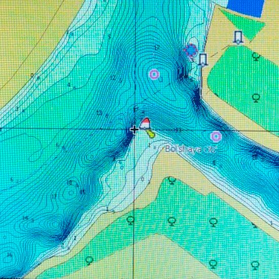 C-MAP Россия Сибирь Обь низовье, Надым для Lowrance / Simrad / B&G MAX-N+ RS-Y511