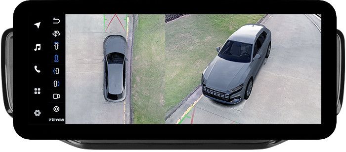 Магнитола для Volkswagen Amarok 1 2016-2020 - Teyes LUX ONE 360 монитор 12.3" 2K QLED на Android 10, Быстрая, CarPlay, 4G SIM-слот, 4 камеры в комплекте