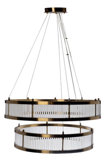 Люстра Garda Decor Ancona Double бронза K2KM12853