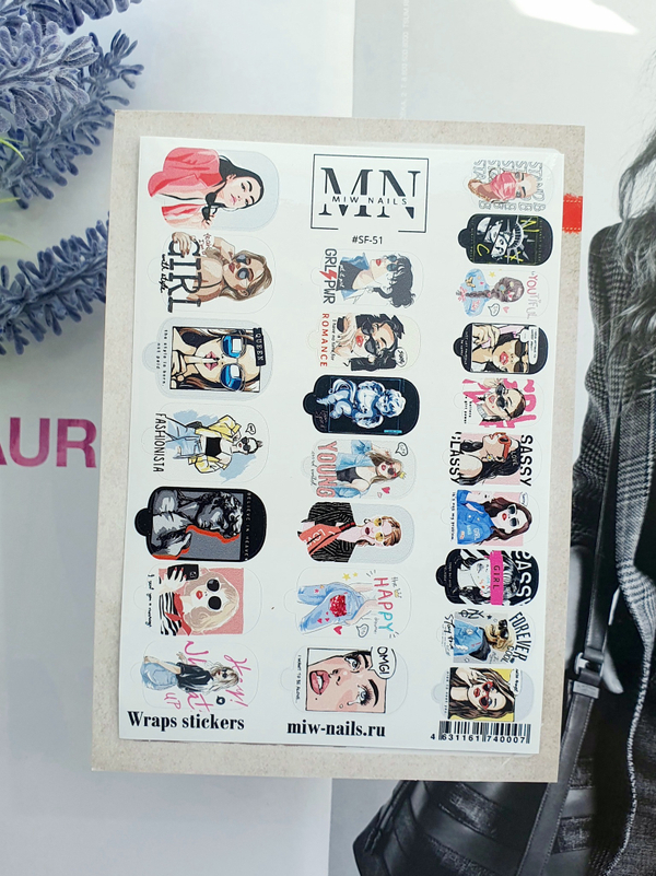 Плёнки Wraps stickers SF-51