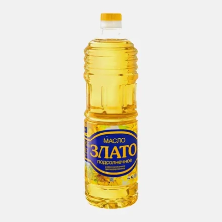 Масло подсолнечное Злато 1л