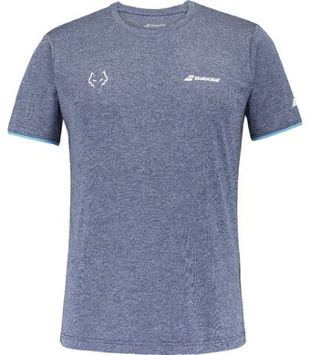 Мужская теннисная футболка Babolat Crew Neck Lebron - небесный