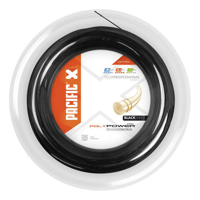 Струны теннисные Pacific Poly Power Pro String Reel 200m - Black