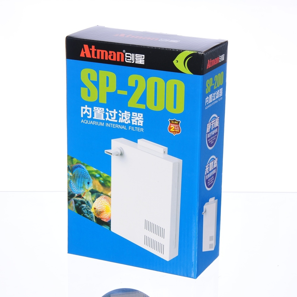 ATMAN SP-200 Фильтр внутренний для аквариумов до 30 литров, 200 л/ч, 2,5 W