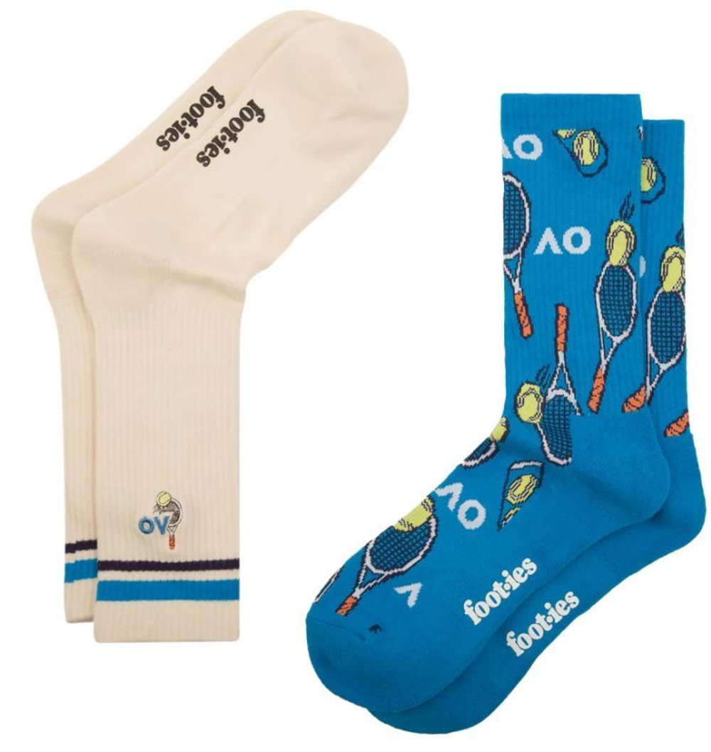 Теннисные носки Australian Open Tennis Time Sneaker 2P - разноцветный