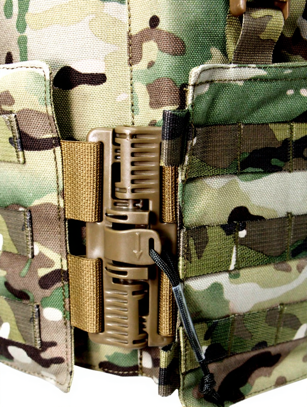 Чехол для бронежилета плитника КРЕПОСТЬ быстросброс справа MIMICRYA, Cordura 1000D, MULTICAM, L-XL