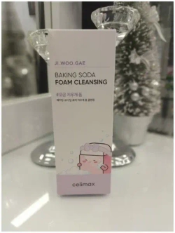 Celimax Пенка для глубокого очищения с содой - Jiwoogae baking soda deep pore foam cleansing,150мл