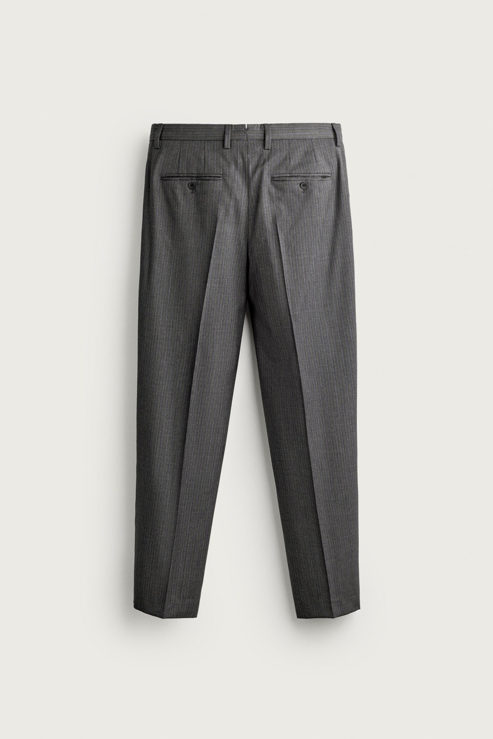 КОСТЮМНЫЕ БРЮКИ ИЗ 100% ШЕРСТИ В ПОЛОСКУ — ZARA