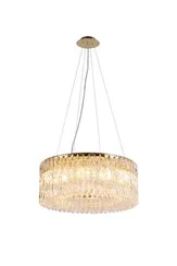 Люстра подвесная NewRgy 5063/12GD GOLD, 12×40 Вт, золотая