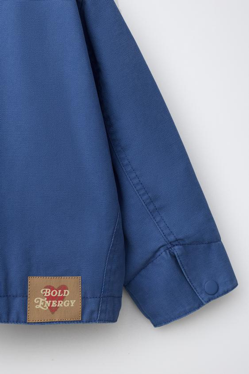 ZARA КУРТКА С КОНТРАСТНЫМ ВОРОТНИКОМ, ЯРКО-СИНИЙ