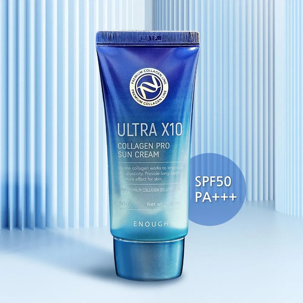 Крем SPF с коллагеном Enough Ultra X10 Collagen Pro Sun Cream SPF50 PA+++, 50 г