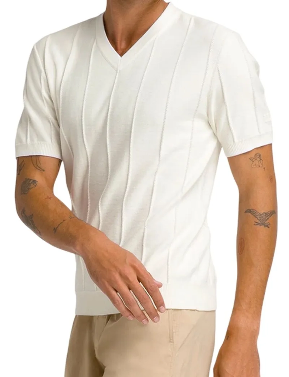 Теннисная футболка Wilson Club Essex V-Neck