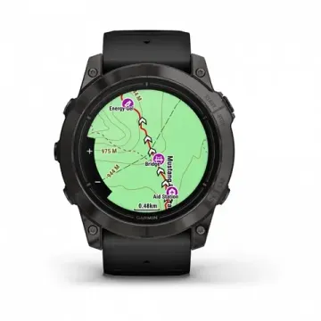 Смарт-часы GARMIN Epix PRO (Gen 2) Sapphire Edition 51 мм, титановый угольно-серый, DLC, черный силиконовый ремешок