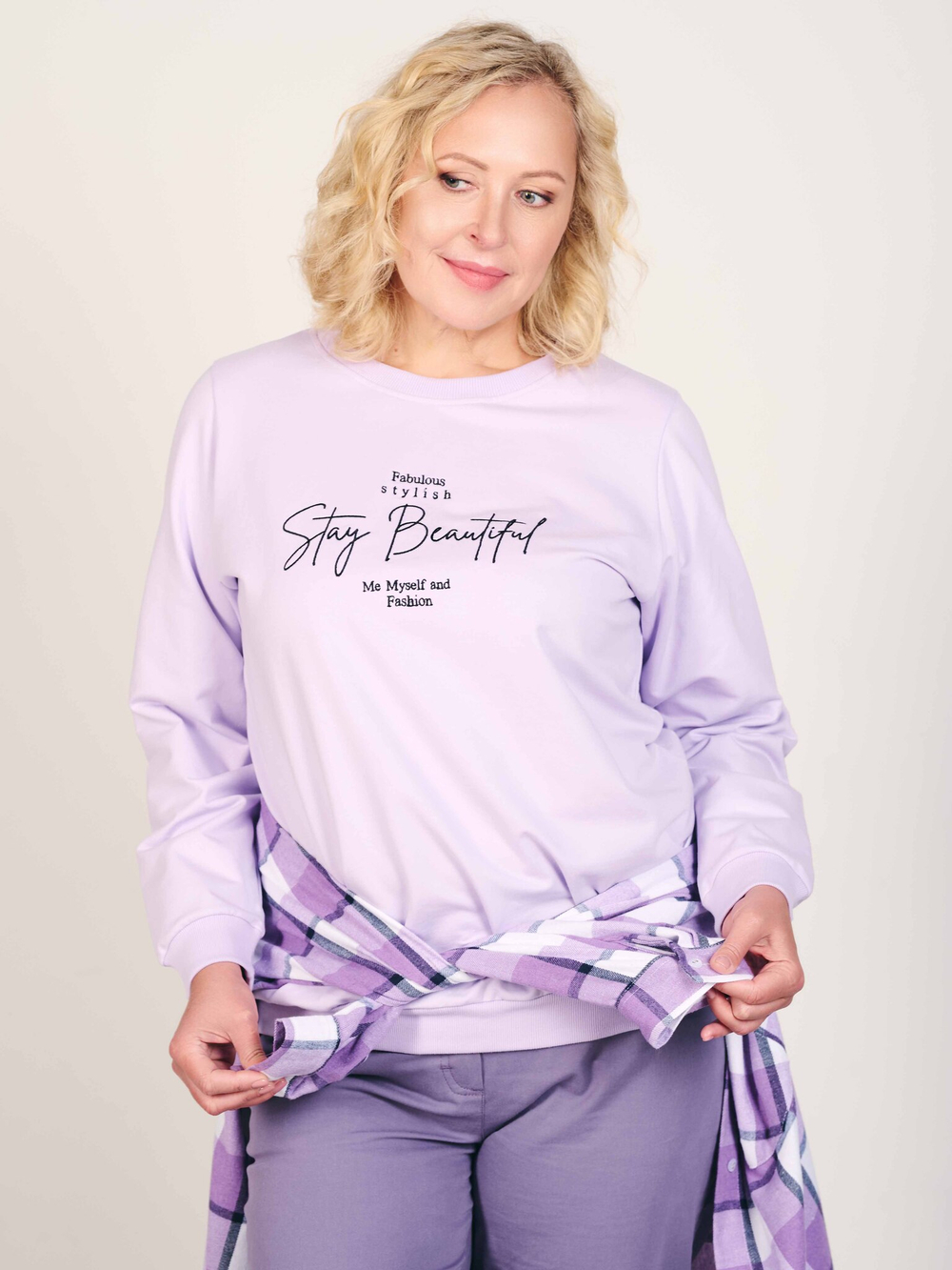 Свитшот женский трикотажный Fleur de Vie