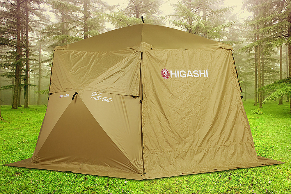 Шатер Higashi Chum Camp Olive (325х325см по диагонали).
