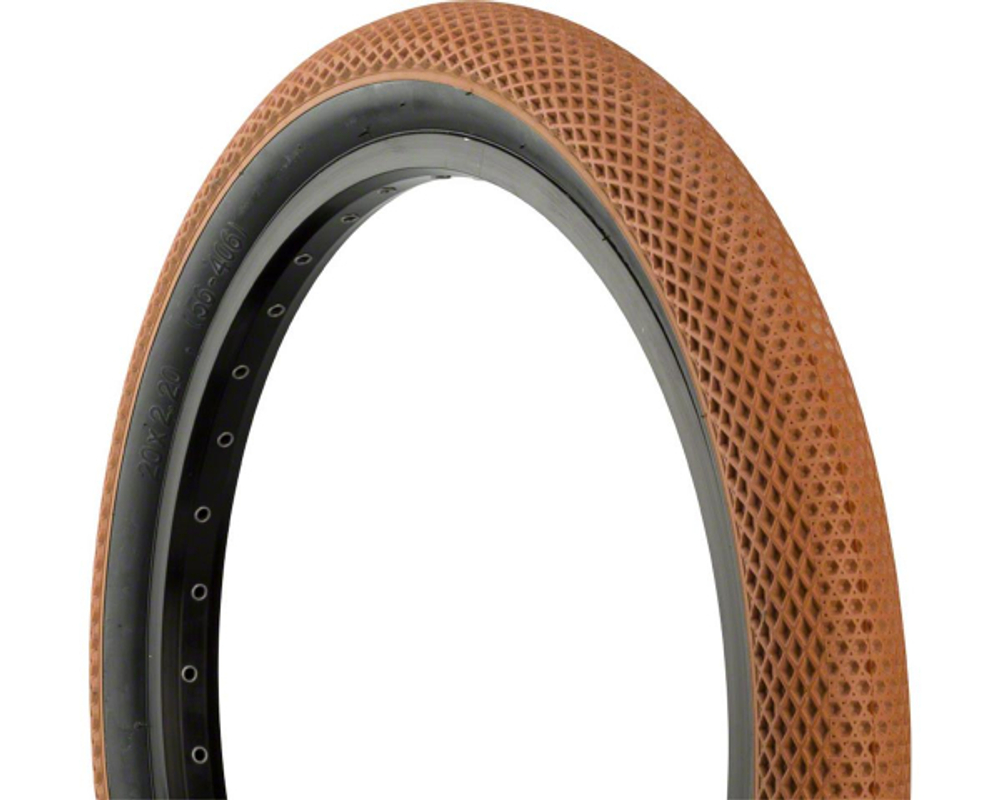 BMX Покрышка Cult x Vans Gum сталь 2,40" 110psi (песочный / черный) арт: 05-TIRE-CV-2.40-CGM