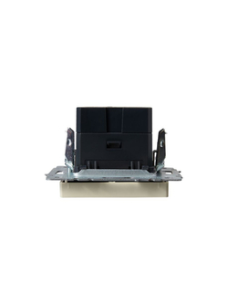 Розетка BRITE USB A+C 18Вт РЮ11-1-БрКр механизм беж. IEK BR-U22-018-K10