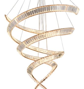 Люстра подвесная LED 300W 3000К-6500К 4020/03/22P золото Vintage Stilfort