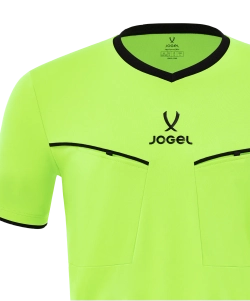 Футболка судейская JOGEL DIVISION PerFormDRY Referee SS Tee 2.0, желтый неон
