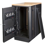 Шкаф напольный 19", 42U Lanmaster LAN-DC-CBSP-42U-WD