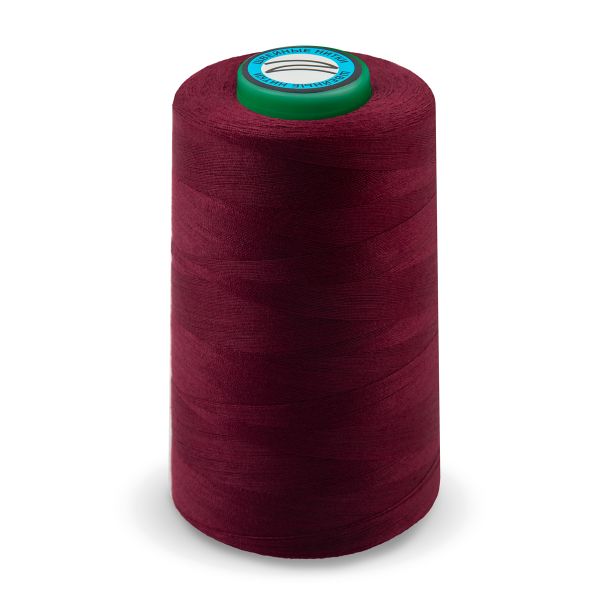 Нитки универсальные Nitka 40/2, 4570 м (5000 ярд) / 1 кат., 123 т.бордовый