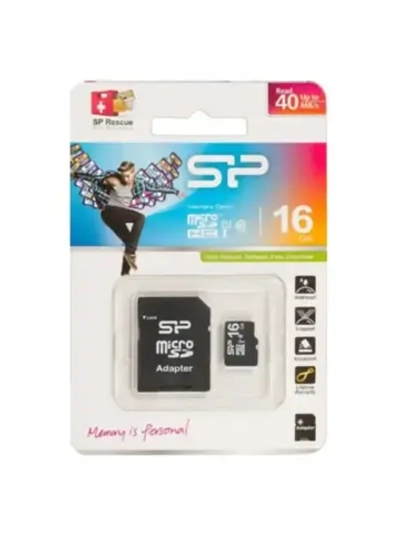 Карта памяти SPMSDHC10 SP016GBSTH010V10SP microSDHC 16 ГБ