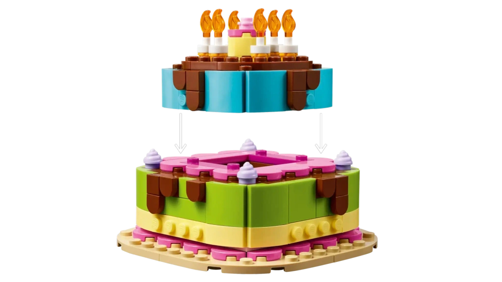 Конструктор LEGO 40815 Торт на день рождения