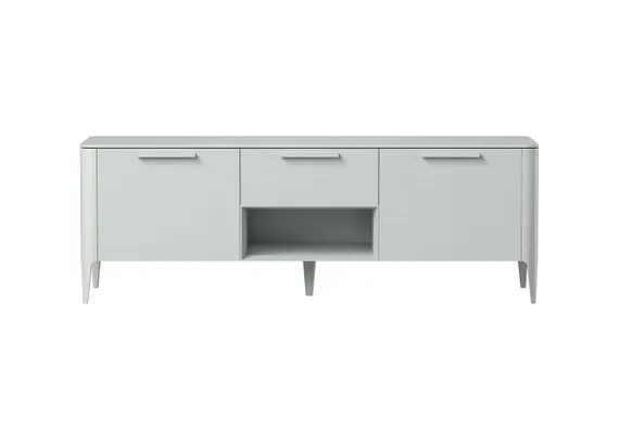 Тумба Type oak под ТВ ширина 160 см (светло-серый)
