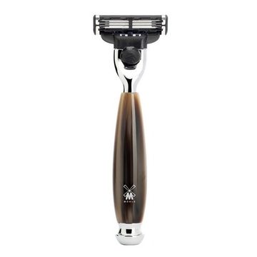 Бритва MUEHLE VIVO, Mach3, смола, цвет рога