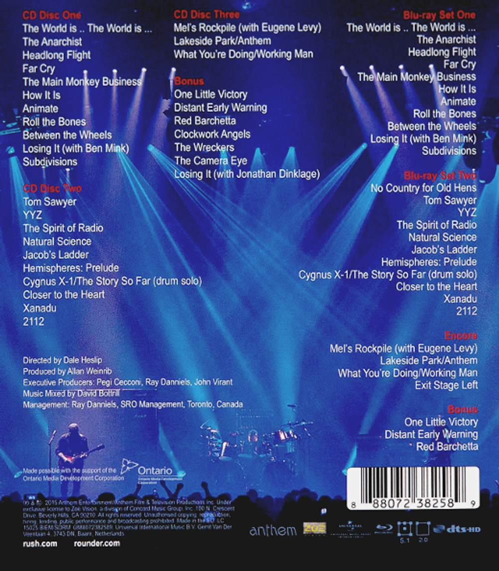 Rush / R40 Live (3CD+Blu-ray)