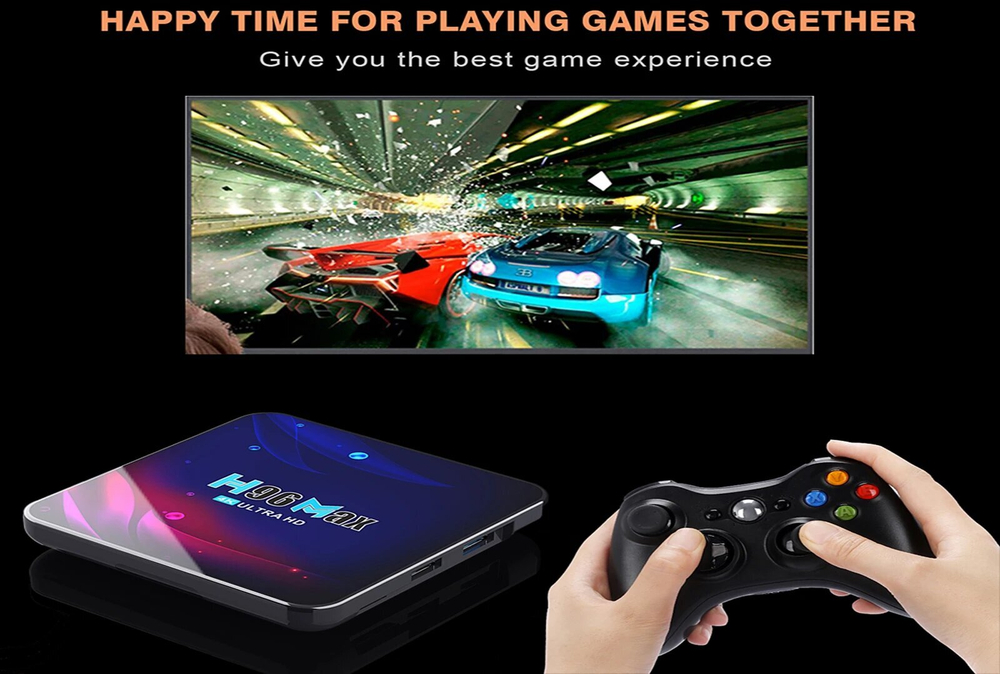 Смарт-ТВ H96 Max V11, Android 11, 4 + 64 ГБ, 4K, 4GB 64GB