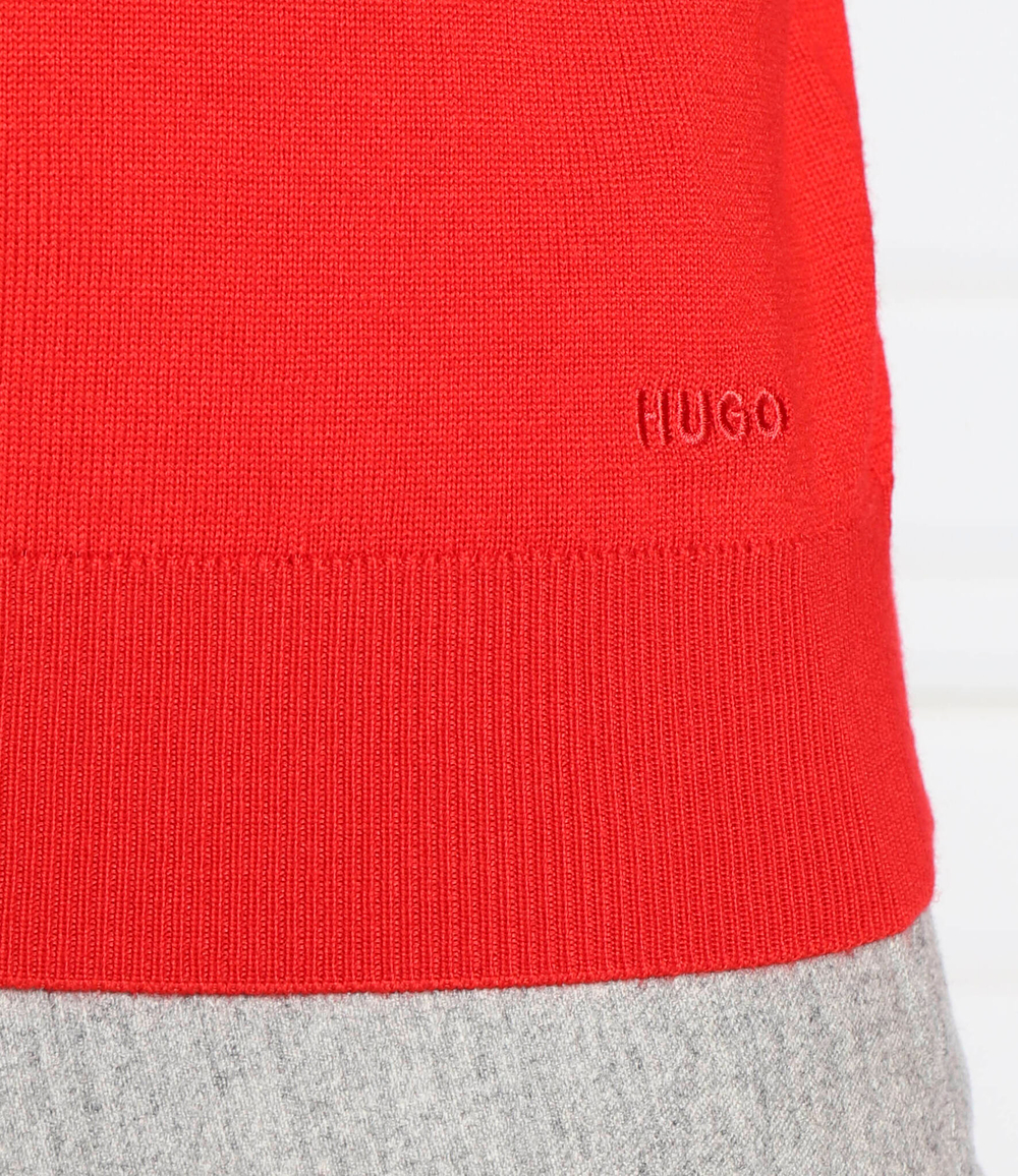 Хлопковый свитер san cedric-m1 HUGO - красный(50476832)