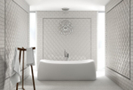 Adex Renaissance Arabesco Biselado Graystone 15x15