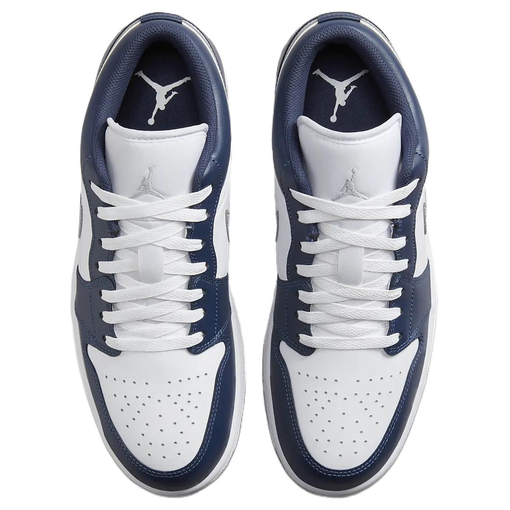Jordan 1 Low Wolf Grey Midnight Navy