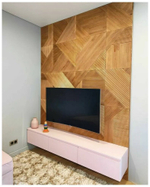 3D панели из дерева Сосны, 60х60 см