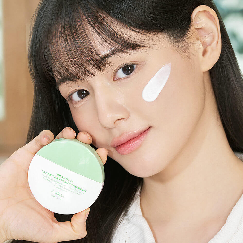 Dr. Althea Green Tea Fresh Sunscreen SPF50+ PA++++ успокаивающий солнцезащитный крем