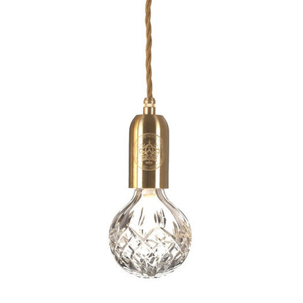 Pendant design lamp Crystal Bulb by Lee Broom (Clear)