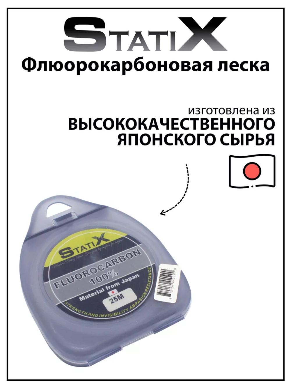 Флюорокарбоновая леска 25 м