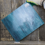 Непрозрачное голубое витражное стекло Juying W39-46, размер 26x30 см ArtWorker